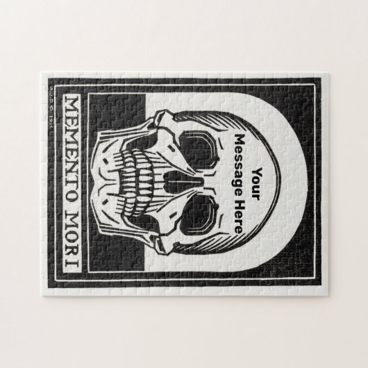 Gepersonaliseerd Skelet van de Partij van de Hallo Legpuzzel (Horizontaal)