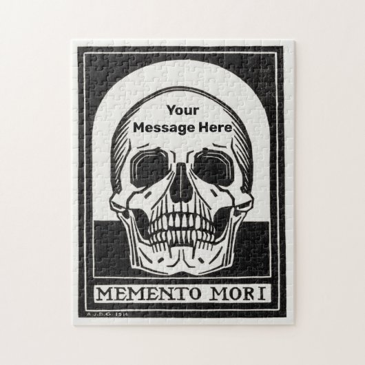 Gepersonaliseerd Skelet van de Partij van de Hallo Legpuzzel (Verticaal)