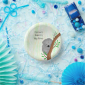 Gepersonaliseerd Sleepy Koala Beer met respect voo Papieren Kommen (Feest)