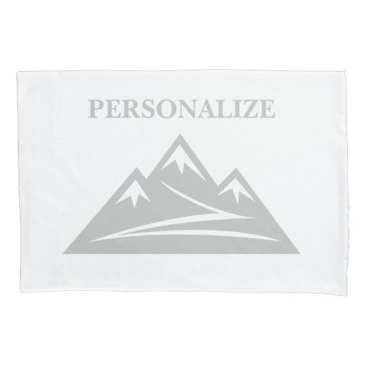 Gepersonaliseerd sleeve van de hoes met bergen (Voorkant)