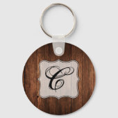 Gepersonaliseerd Sleutelhanger Barn Wood Land Rust (Voorkant)