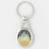 Gepersonaliseerd Sleutelhanger Beach Sunset Palm T (Voorkant)