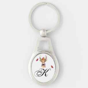 Gepersonaliseerd Sleutelhanger boho hert Buck hoof