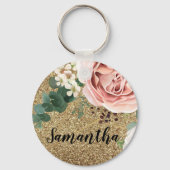 Gepersonaliseerd Sleutelhanger Geometric Garden Ro (Voorkant)