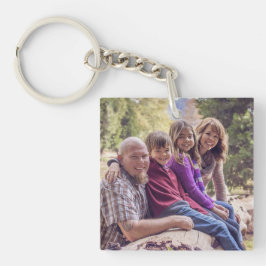 Gepersonaliseerd Sleutelhanger van de Foto van de 
