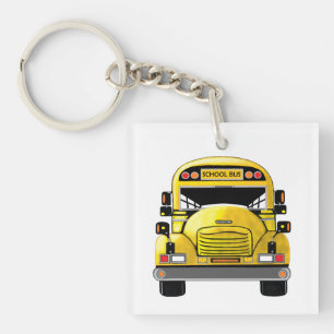 Gepersonaliseerd Sleutelhanger voor schoolbus