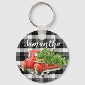 Gepersonaliseerd Sleutelhanger XMAS Truck Baffalo  (Voorkant)