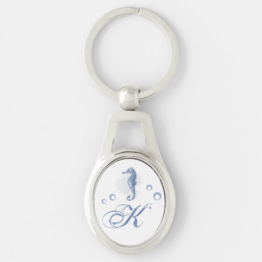 Gepersonaliseerd Sleutelhanger zeestrand water (Voorkant)