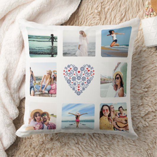 Gepersonaliseerd Slowaaks Folk Pattern Sierkussen (Deken)