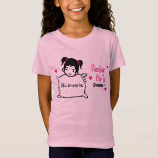 Gepersonaliseerd Slumber Party Shirt
