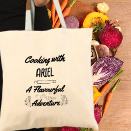 Gepersonaliseerd smaakvol avontuur Cook Foodie Gif Tote Bag