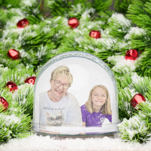 Gepersonaliseerd Sneeuwbol (Kerstmis)