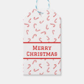 Gepersonaliseerd Snoep Can Christmas Gift Label Cadeaulabel (Voorkant)