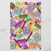 Gepersonaliseerd Snoep en koekjes Briefpapier (Achterkant)