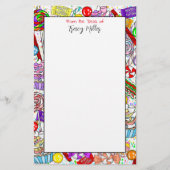 Gepersonaliseerd Snoep en koekjes Briefpapier (Voorkant)