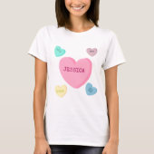 Gepersonaliseerd Snoep Shirt moeder en vrouw (Voorkant)