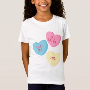 Gepersonaliseerd Snoep Valentijnsdag Shirt
