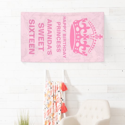 Gepersonaliseerd snoepje 16 spandoek (Insitu)