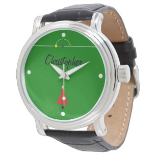 Gepersonaliseerd snookerontwerp horloge