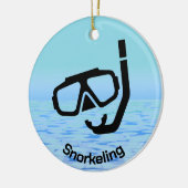 Gepersonaliseerd Snorkelen Ornament (Links)