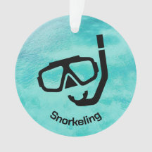 Gepersonaliseerd Snorkelen Ornament