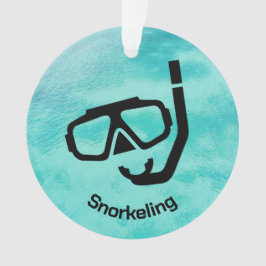Gepersonaliseerd Snorkelen Ornament
