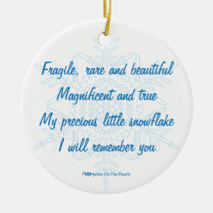 Gepersonaliseerd Snowflake Ornament