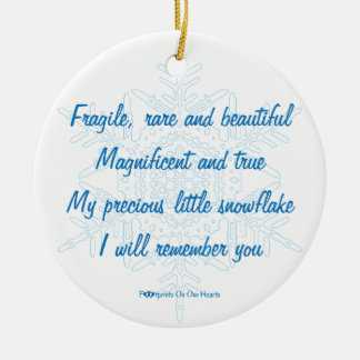 Gepersonaliseerd Snowflake Ornament
