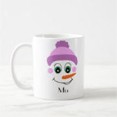 Gepersonaliseerd Snowman die Pet met de Naam van d Koffiemok (Links)
