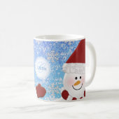 Gepersonaliseerd: Snowman Mok (Voorkant rechts)