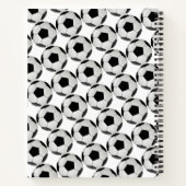 Gepersonaliseerd Soccer Player Team Photo Collage Notitieboek (Achterkant)