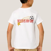 Gepersonaliseerd Soccer Star T-shirt voor het kind (Achterkant)