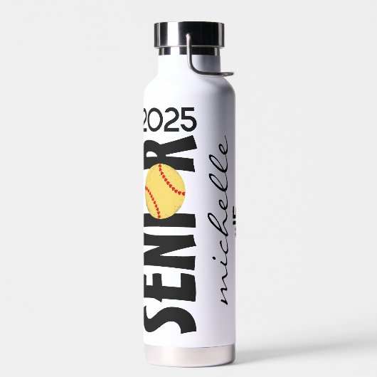 Gepersonaliseerd Softbal senior nacht afstuderen c Waterfles (Links)