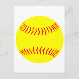 Gepersonaliseerd Softball Briefkaart