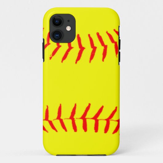 Gepersonaliseerd Softball Case-Mate iPhone Case (Achterkant)