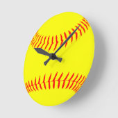 Gepersonaliseerd Softball Ronde Klok (Hoek)