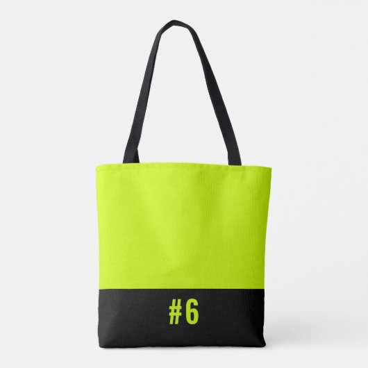 Gepersonaliseerd Softball Squad Tote Bag (Achterkant)