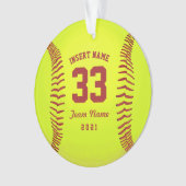 Gepersonaliseerd softwarebalteam ornament (voorkant)