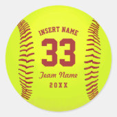 Gepersonaliseerd softwarebalteam ronde sticker (Voorkant)