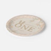 Gepersonaliseerd Sommige Konijntje is Één 1e Verja Papieren Bordje (Gekanteld)