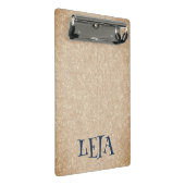 Gepersonaliseerd Spaans Vanille Papier Mini Klembord (Schuin)