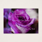 Gepersonaliseerd sparen Datum II Visitekaartje (Voorkant)