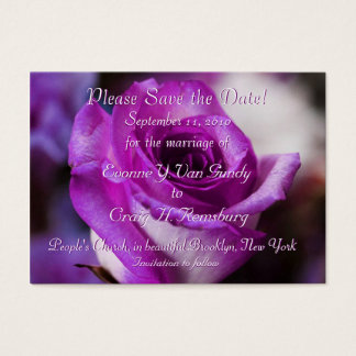 Gepersonaliseerd sparen Datum II Visitekaartje