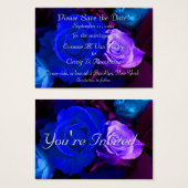 Gepersonaliseerd sparen Datum II Visitekaartje (Voorkant /achterkant)