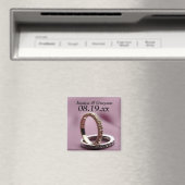 Gepersonaliseerd sparen de Datum Rings Magnet van  (Insitu (Vaatwasser))