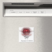 Gepersonaliseerd "sparen de Datum"Verlicht Hart Magneet (Insitu (Vaatwasser))