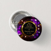 Gepersonaliseerd sparen de datummagneten voor Quin Ronde Button 3,2 Cm (Voorkant /achterkant)