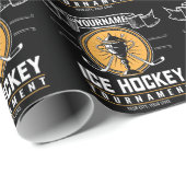 Gepersonaliseerd spel voor Trofee Player-team voor Cadeaupapier (Rol Hoek)