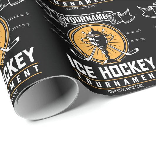 Gepersonaliseerd spel voor Trofee Player-team voor Cadeaupapier (Rol Hoek)