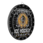 Gepersonaliseerd spel voor Trofee Player-team voor Dartbord (Voorkant Links)